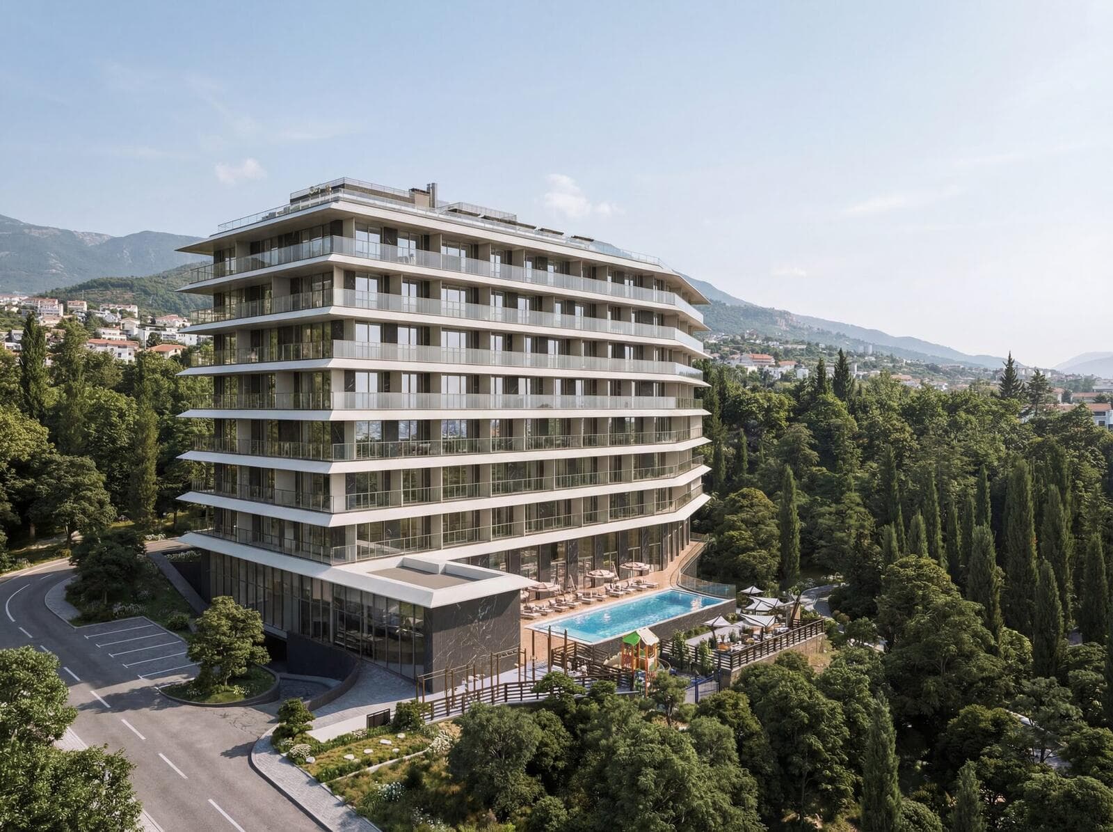 АК Киров рендер 10 — апартаментный комплекс Ялта