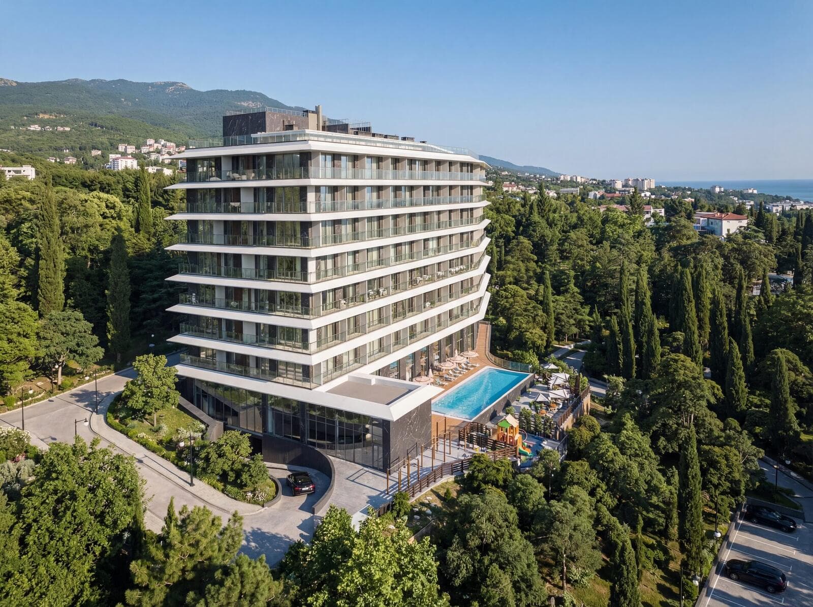 АК Киров рендер 11 — апартаментный комплекс Ялта