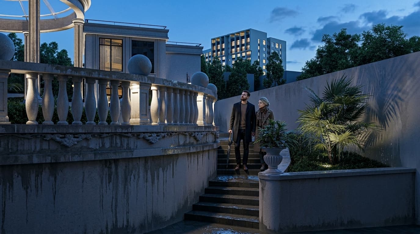 АК Киров рендер 18 — апартаментный комплекс Ялта