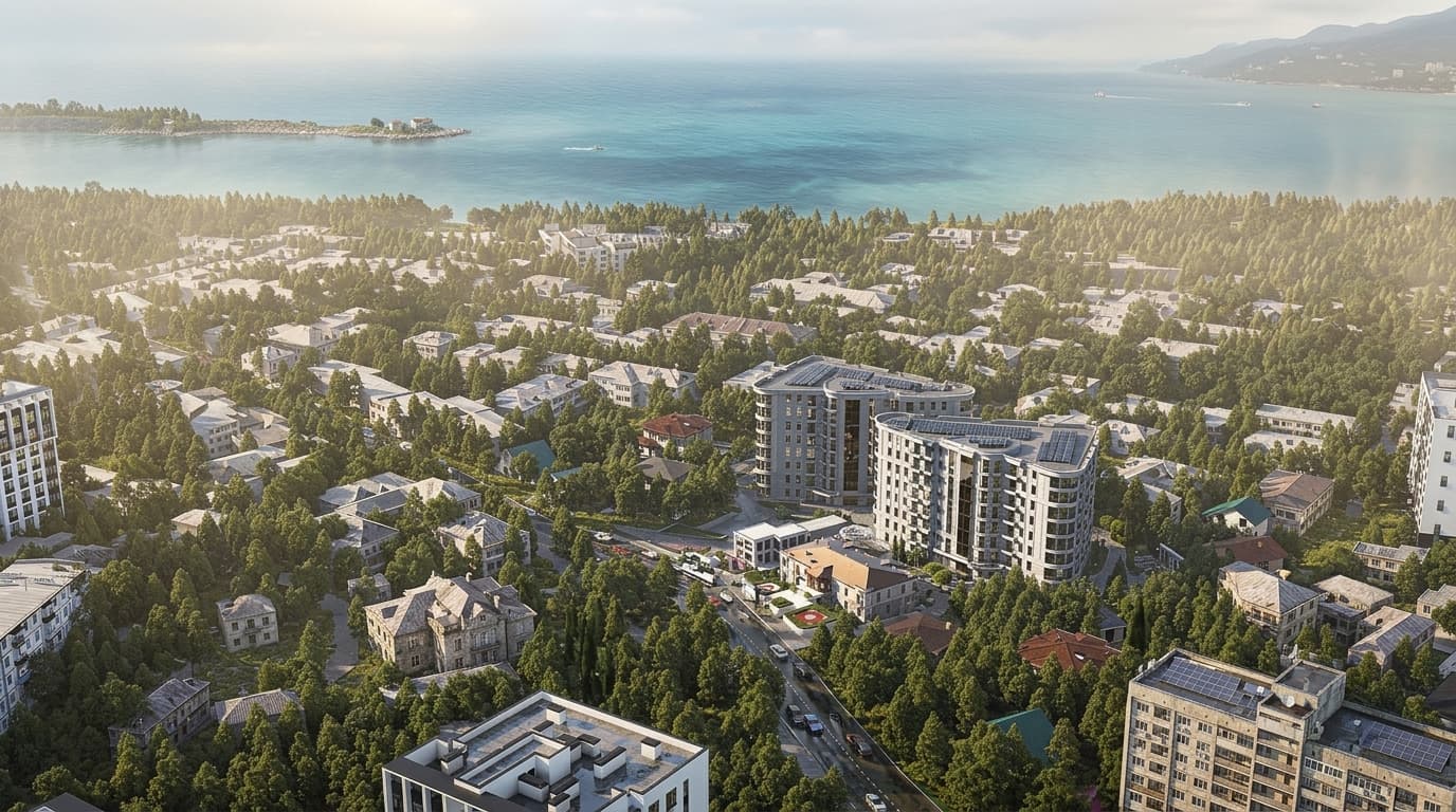 АК Киров рендер 21 — апартаментный комплекс Ялта