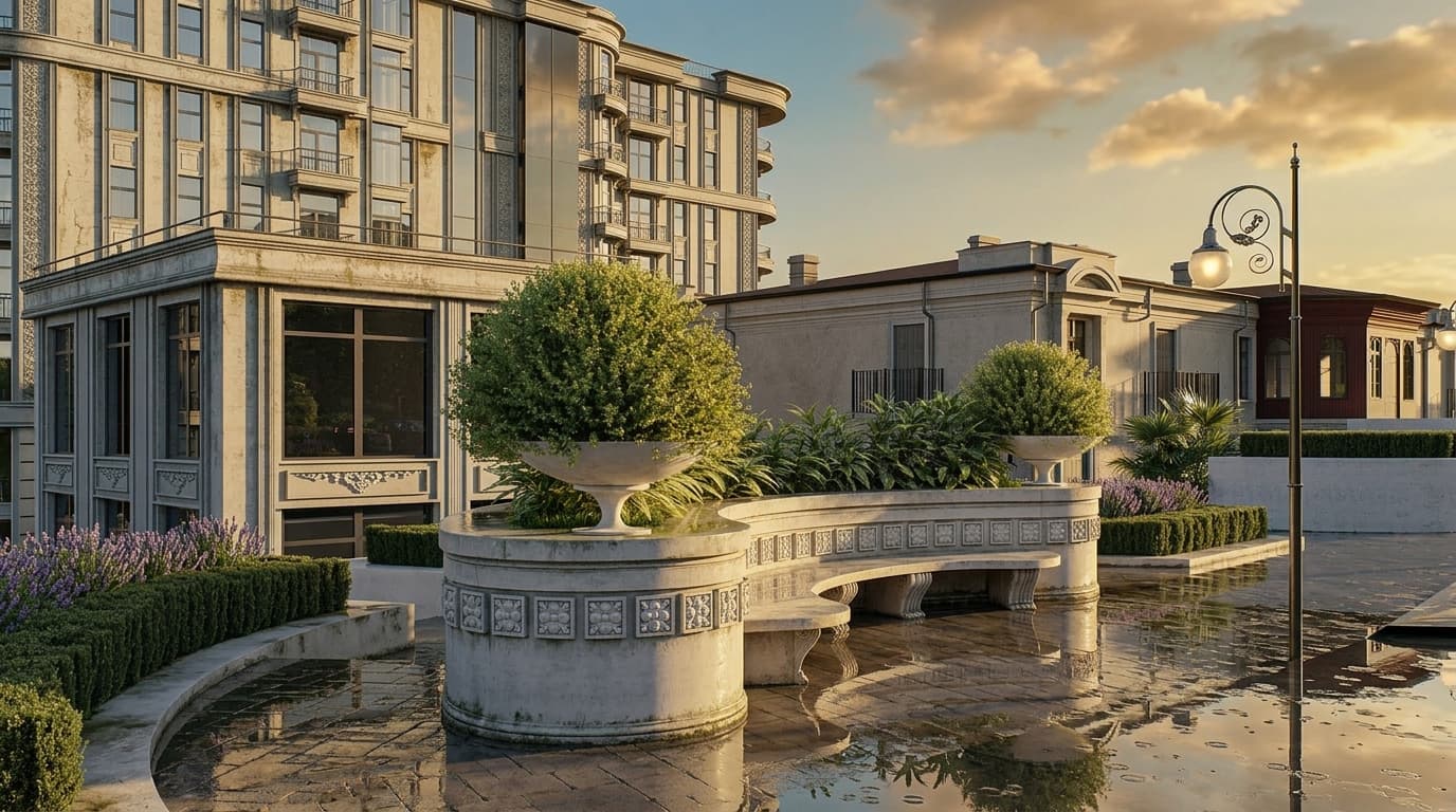 АК Киров рендер 22 — апартаментный комплекс Ялта