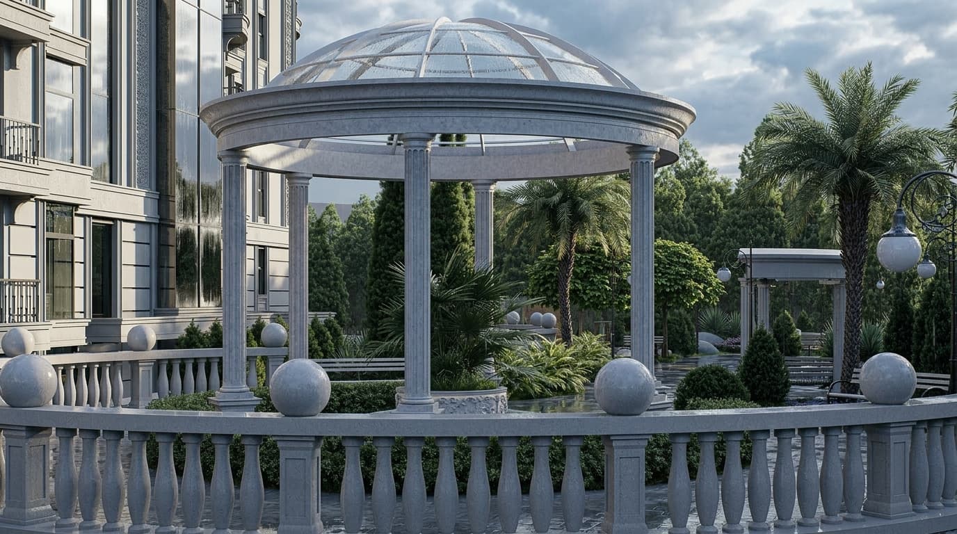 АК Киров рендер 27 — апартаментный комплекс Ялта